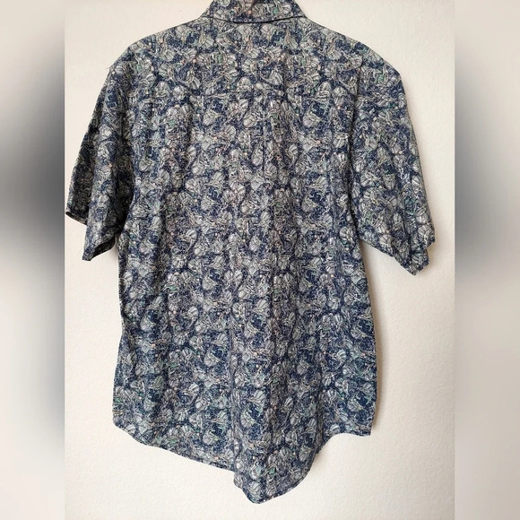 Men's Columbia Button Down Shirt  Fishing Outdoors Marlin Print Size M - Picture 2 of 5